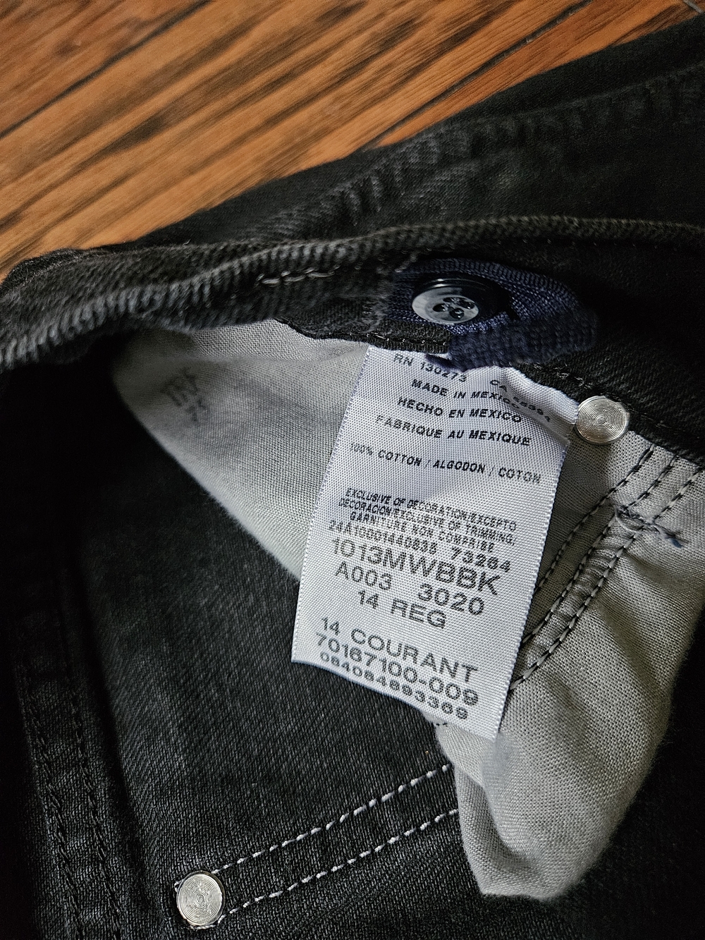 Classic WRANGLER Boy's Black Straight-Leg  Pants - Picture 6 of 6